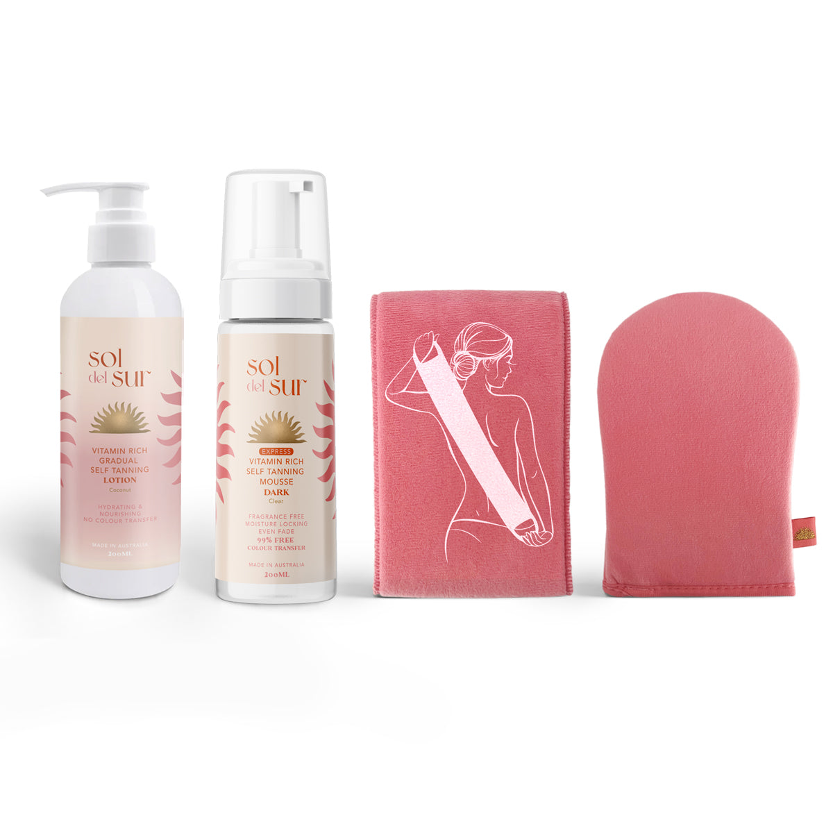 Self Tan Essentials - Dark Clear