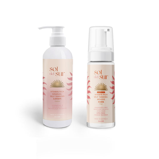 Self Tan Glow Duo - Dark Clear