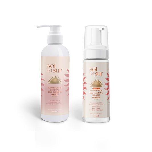 Self Tan Glow Duo - Medium Clear